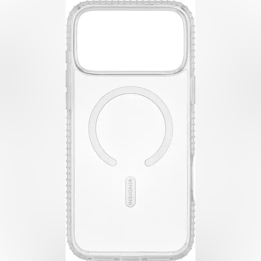 Insignia iPhone 17 Pro Max Clear Hard Shell MagSafe Protective Phone Case Sealed